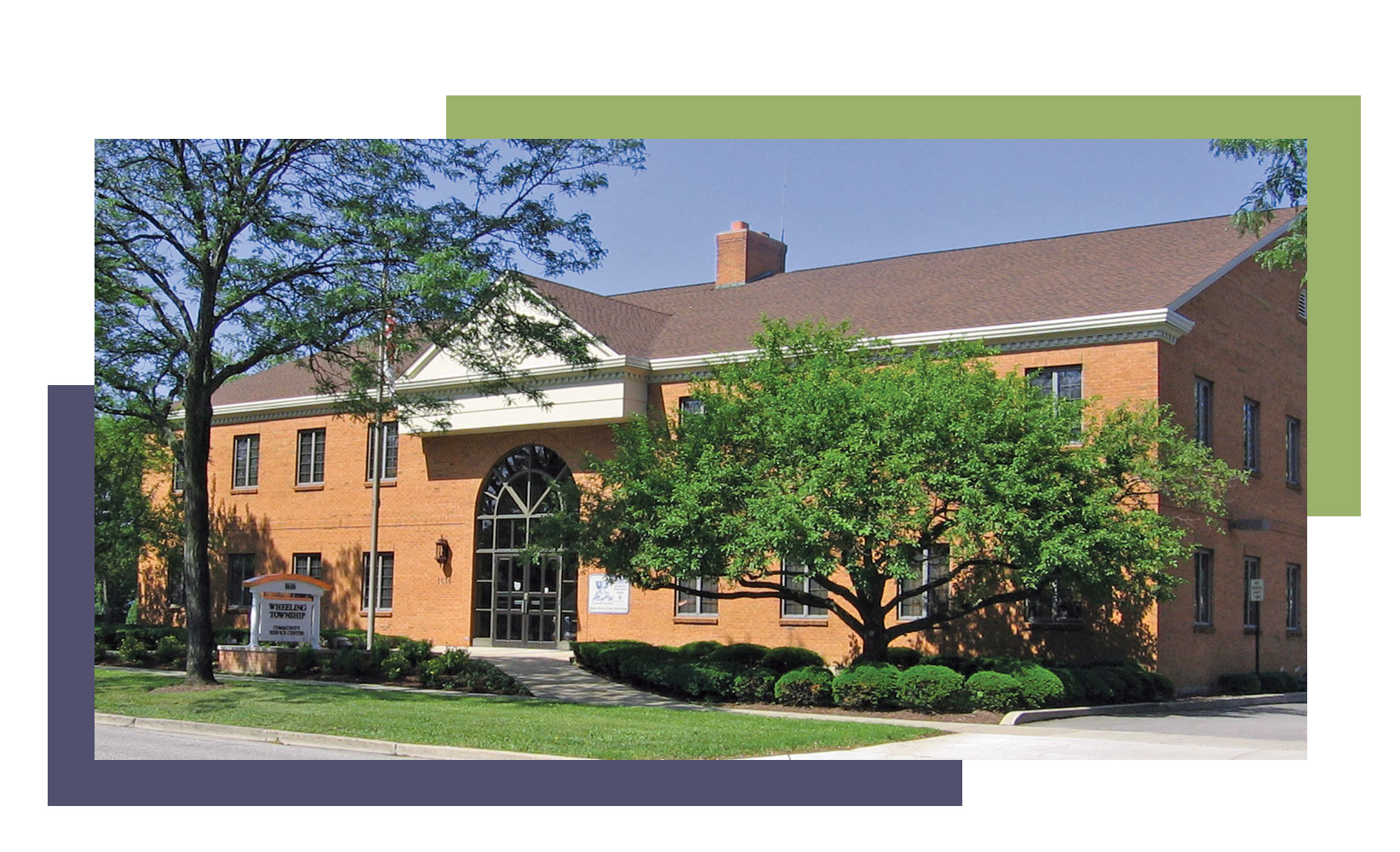 Exterior of the Wheeling Township Community Center